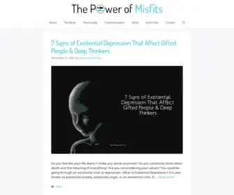 Powerofmisfits.com(The Power of Misfits) Screenshot