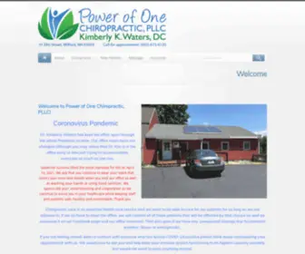 Powerofonechiro.com(Power of One Chiropractic PLLC) Screenshot