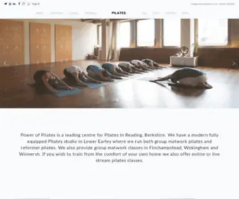 Powerofpilates.co.uk(Power of Pilates) Screenshot