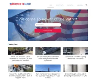 Powerofthepatriot.com(Power of the Patriot) Screenshot