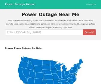 Poweroutage.report(Power Outage Near Me) Screenshot