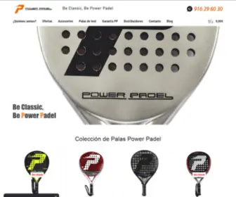 Powerpadel.com(Inicio) Screenshot