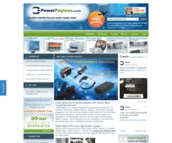 Powerpayless.com(Power Supplies) Screenshot