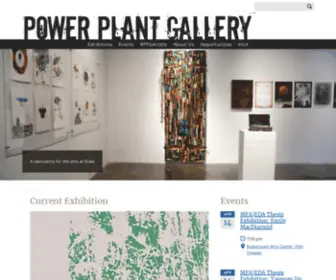 Powerplantgallery.com(Front Page) Screenshot