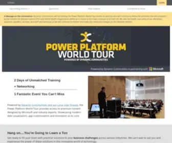 PowerplatformWorldtour.com(Power Platform World Tour) Screenshot