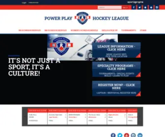 Powerplayhockey.com(Power Play Hockey) Screenshot