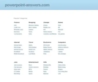 Powerpoint-Answers.com(绿巨人视频在线观看免费【yudaohang.com】) Screenshot