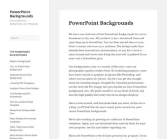 Powerpoint-Backgrounds.net(Free PowerPoint Backgrounds and Templates) Screenshot