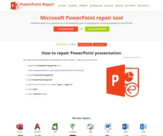 Powerpoint.repair(PowerPoint repair tool) Screenshot