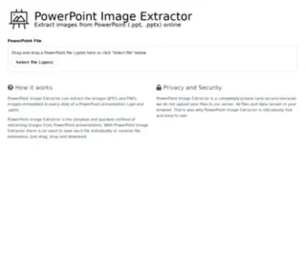 Powerpointextractor.com(PowerPoint Image Extractor) Screenshot