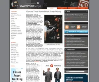 Powerpointninja.com(PowerPoint Ninja Blog) Screenshot