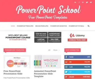 Powerpointschool.com(PowerPoint School) Screenshot