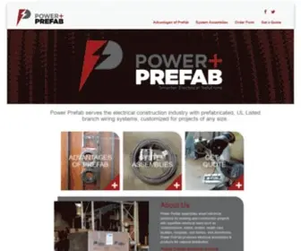 Powerprefab.com(Power Prefab) Screenshot