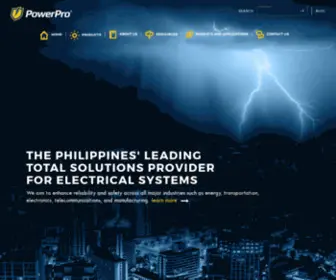 Powerpro.ph(Our range of products are from General Purpose & Specialty Fuses) Screenshot