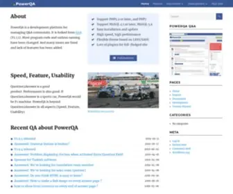Powerqa.org(Another platform for face to face communities) Screenshot