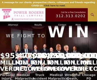 Powerrogers.com(Chicago Personal Injury Lawyers) Screenshot