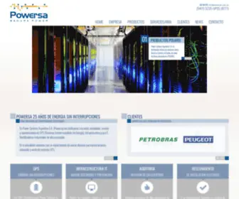 Powersa.com.ar(Power Systems Argentina S.A) Screenshot