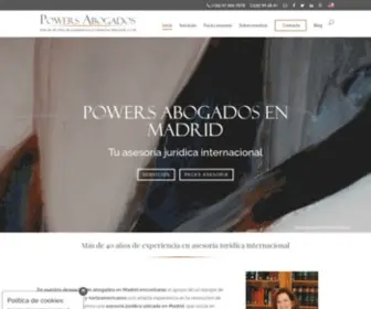 Powersabogados.com(Despacho de abogados en Madrid con experiencia) Screenshot