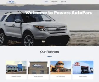 Powersautopark.com(Powers Autopark) Screenshot