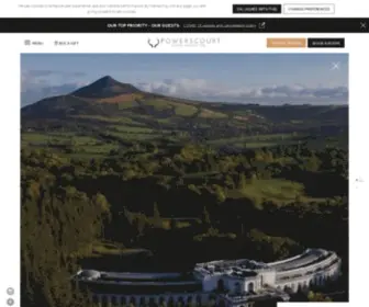Powerscourthotel.com(5 Star Hotels Ireland near Dublin) Screenshot