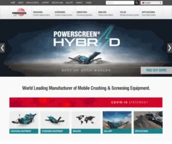 Powerscreen.com(Crushers) Screenshot