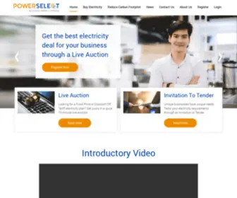 Powerselect.sg(Buy Electricity Singapore) Screenshot