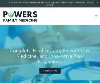 Powersfamilymedicine.com(Powers Family Medicine) Screenshot