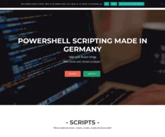 Powershell24.de(PowerShell Scripting made in Germany) Screenshot