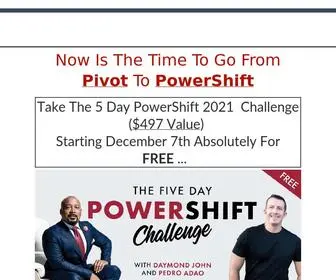 Powershift2021.com(The 5 Day Powershift Challenge) Screenshot