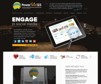 Powersite123.com(Professional Web Design Services) Screenshot