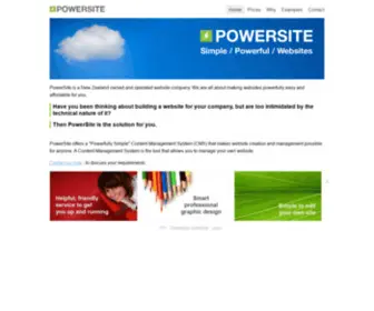 Powersite.co.nz(PowerSite » Home) Screenshot