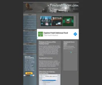 Powersofwar.com(Powersofwar) Screenshot