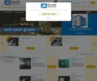 Powersparrow.com(PowerSparrow Genset Rent) Screenshot