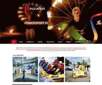 Powersport.pl(Eventy, Imprezy firmowe, Imprezy integracyjne, Wyjazdy motywacyjne, Warszawa) Screenshot