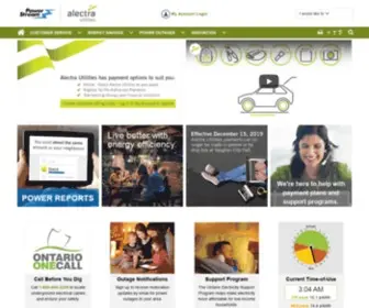 Powerstream.ca(Our mission) Screenshot