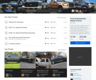 Powerstroke.org(Ford Powerstroke Diesel Forum) Screenshot