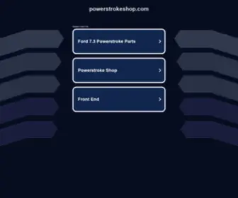 Powerstrokeshop.com(powerstrokeshop) Screenshot