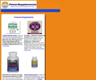 Powersupplements.com(Best Quality Organic Health Supplements and Vitamins) Screenshot