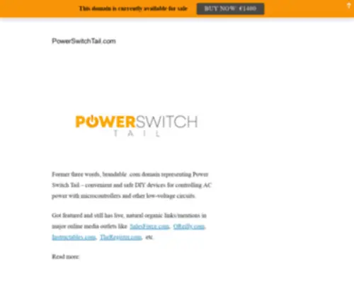 Powerswitchtail.com(PowerSwitch Tail II) Screenshot