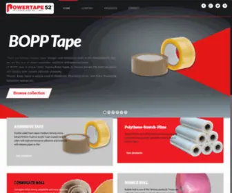 Powertape52.com(Power pack Industries LLC) Screenshot