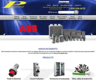 Powertechcontrols.com(Powertech Controls) Screenshot