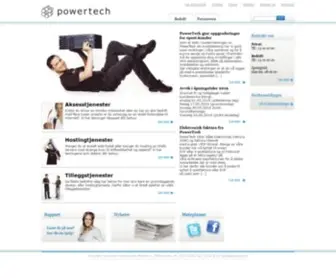 Powertech.no(PowerTech Information Systems AS) Screenshot