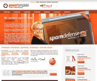 Powertemplate.de(Logodesign Shopdesign Webdesign Printdesign) Screenshot