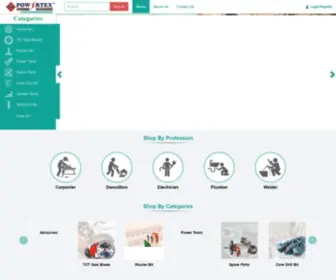 Powertextools.com(India's one of the leading company) Screenshot