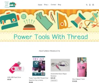 PowertoolswiththreadStore.com(Power Tools With Thread) Screenshot