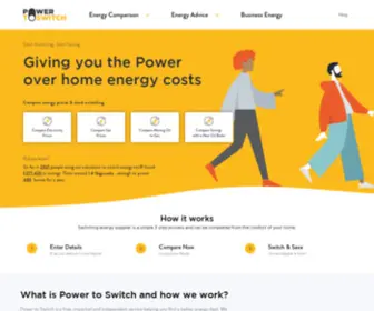 Powertoswitch.co.uk(Energy Comparison Northern Ireland) Screenshot