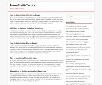 Powertraffictactics.com(Power Traffic Tactics) Screenshot