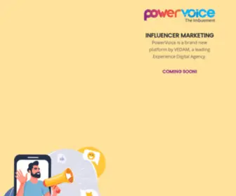 Powervoice.com(The Influential Marketing by VEDAM) Screenshot