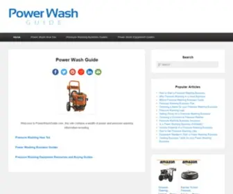 Powerwashguide.com(Power washing tutorials) Screenshot