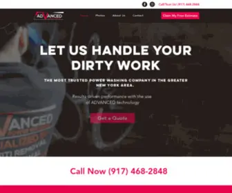 Powerwashingadv.com(Advanced Powerwashing) Screenshot